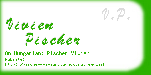 vivien pischer business card